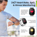 Amazfit Pop 3S Smart Watch with 1.96" AMOLED Display, BT Calling, SpO2, 12-Day Battery Life, 304 Stainless Steel, AI Voice Assistance, 100 Sports Modes, 24H HR Monitor, Music Control (Metallic Sliver)